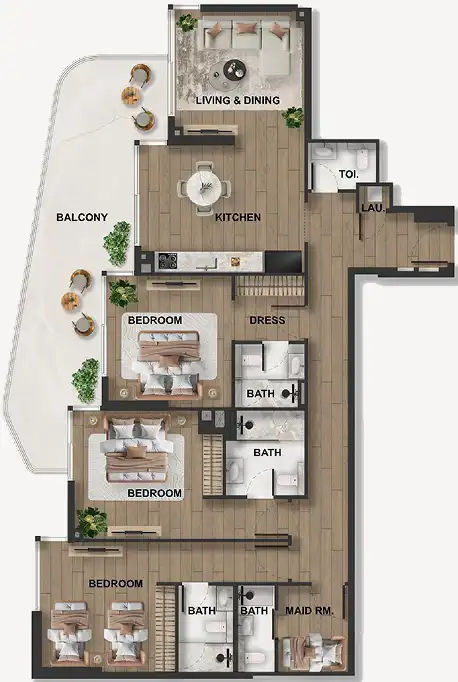 3 Bedroom